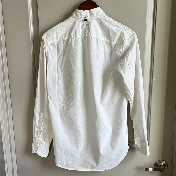 Rag & Bone Classic White Men's Cotton Button Up Shirt Size XS - Picture 7 of 7